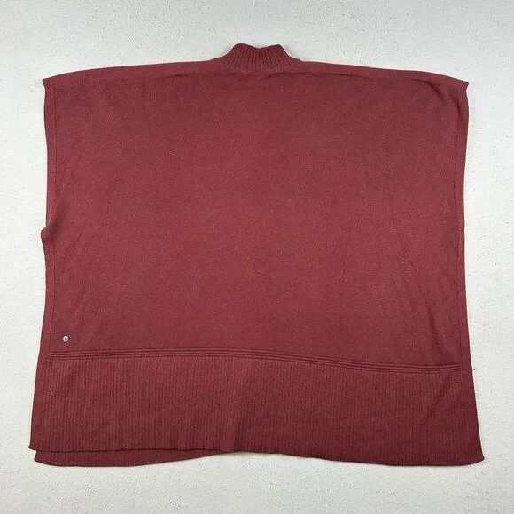 Lululemon Call Me Cozy Wrap Women’s OS Red Cotton Yak Blend Full Zip Sweater - Picture 9 of 16